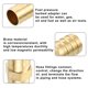 thumbnail image 3 of Unique Bargains 2 juegos de 16 mm de púas para manguera, tubo de púas, montaje de tubería, conectores de montaje de manguera de cobre con abrazaderas Unique Bargains adaptadores de inyección de combustible, 3 of 8