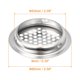 thumbnail image 2 of 53mm (2-1/8") Rejilla de Ventilaci?n Circular Sofito 40 Uds de Rejillas de Aire Redondas de Acero Inoxidable con Malla para Cocina Ba?o Armario Tono Plateado Unique Bargains respiraderos de sofito, 2 of 5