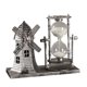 thumbnail image 4 of Torre de luz de estilo Retro, reloj de arena, temporizador de arena, figurita, centro de mesa de reloj de arena, adornos para mesa, cocina, cafetería, , argén Gloria reloj de arena de hierro, 4 of 7