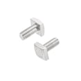 thumbnail image 1 of Cuadrada Cabeza Perno, 2uds M6x12mm Completamente Roscado 304 Inoxidable Acero Grado C Cuadrado Máquina Tornillos Unique Bargains pernos de cabeza cuadrada, 1 of 5
