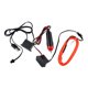 thumbnail image 1 of 1 Juego 2m 6.56 Pies Coche EL Cable Neón Luces Cigarrillo Encendedor Rojo Unique Bargains accesorios con luces de neón para automóviles, 1 of 7