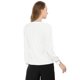 thumbnail image 5 of Allegra K Blusa Top Elegante Cuello En V Recorte De Contraste Mangas Largas De Botón Para Mujeres Blanquecino S Unique Bargains Blusa, 5 of 6