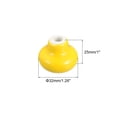 thumbnail image 2 of Cer?mica Caj?n Perillas, 4uds Redonda Forma Tiradores 32mm/1,26" Di?metro Perillas para Aparadores, Alacena, Armario, con Tornillos Tuercas, Amarillo Unique Bargains perillas para gabinetes y muebles, 2 of 6