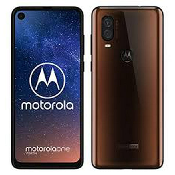 Smartphone Motorola Moto One Vision 128 GB Café Moka Telcel
