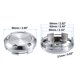thumbnail image 5 of 66mm Diámetro 6 Clips Coche Rueda Centro Cubo Tapas Mate Plateado Tono - 4uds Unique Bargains tapas centrales de ruedas automotrices, 5 of 5