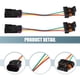 thumbnail image 4 of LED Faro Cable Arnés Enchufes Conversión Kit 2411712 Negro Unique Bargains arneses de cableado eléctrico automotriz, 4 of 7