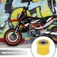 thumbnail image 2 of 10mm Agujero Moto Cadena Rodillo Polea Deslizador Tensor Rueda Guía Amarillo Unique Bargains Polea Deslizador Tensor, 2 of 7