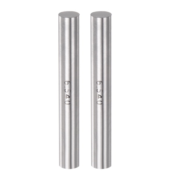 2uds Ir No-Ir Enchufe Medidor 6.54mm Calibre Diámetro 0.001mm Precisión Gcr15 Rodamiento Acero Medición Herramientas Pasador Calibre para Medir Agujero Diámetro y Profundidad Unique Bargains calibres de rosca