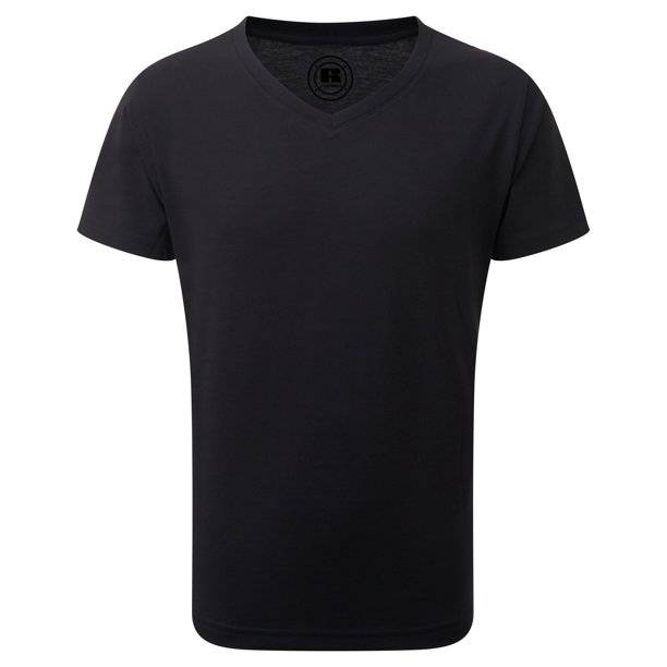 Russell - Camiseta de manga corta con cuello en V para niños (Amarillo) Russell UTRW4710_yellowmarl
