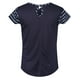 thumbnail image 3 of Regatta - Camiseta Charabee de Rayas Niñas (Marino, Blanco) Regatta UTRG6009_navywhite, 3 of 3