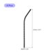 thumbnail image 2 of Reutilizables Metal Beber Pajillas, 4uds 8.27" Largo 0.24" Di?metro Inoxidable Acero Pajillas Dobladas Roscadas Pajillas para Congelada Burbuja T? Bebidas (Negro) Unique Bargains Pajita, 2 of 6