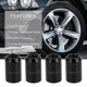 thumbnail image 5 of 20uds Coche M12x1.25 Rueda Orejeta Tuercas Cono Asiento con 1 Llave Negro Unique Bargains Tuercas Antirrobo, 5 of 8