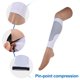 thumbnail image 3 of 1 par de compresión de pierna de pantorrilla para correr menisco rasgado artritis dolor articular facilidad Spandex blanco tamaño L Unique Bargains rodilleras, 3 of 7