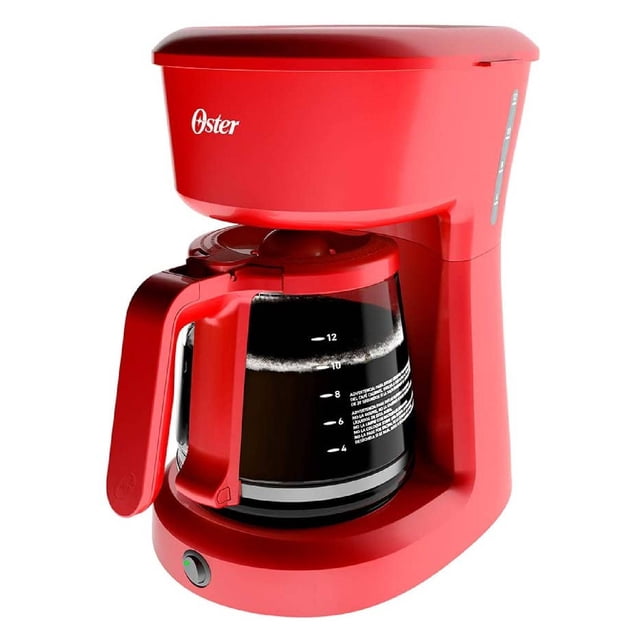 Cafetera Oster 12 Tazas Roja