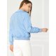 thumbnail image 5 of Chaqueta bomber acolchada con cremallera y mangas largas raglán para mujer con bolsillos Bebe azul S Unique Bargains Chaqueta, 5 of 6