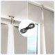 thumbnail image 4 of Persianas Cuenta Cadena Cordón, 2.62 Yardas Romana Vertical Rodillo Sombras para Ventana Cortina Persiana Repuesto Parte, Negro Unique Bargains persianas enrollables para tratamiento de ventanas, 4 of 5