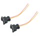 thumbnail image 1 of 2Pcs Conector Arnés 12V CC 2 Orificios de Luz de Cables de Conector Adaptador de Extensión Unique Bargains Zócalo del mazo de cables, 1 of 5