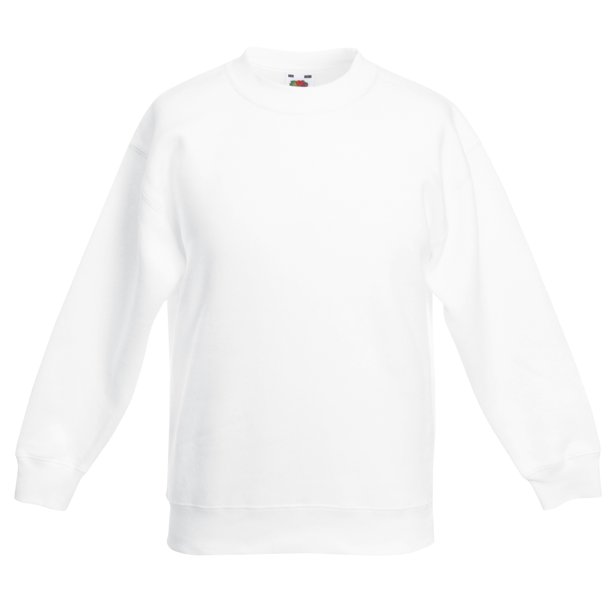 Fruit Of The Loom- Sudadera clásica Modelo 80/20 Classic unisex para niños niñas (Blanco) Fruit of the Loom UTRW3154_white