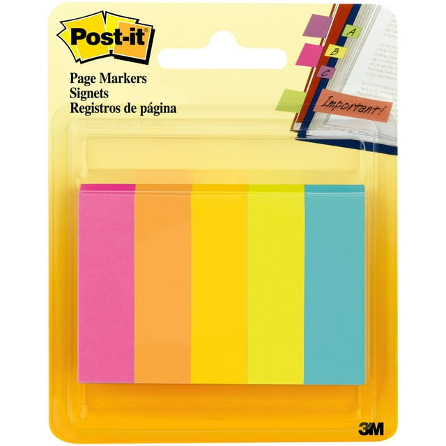 Mini Señaladores de Página 3M Post-It Varios Colores 1 pza