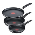 thumbnail image 1 of Juego de Sartenes T-fal Hard Titanium Negro 3 Piezas, 1 of 3