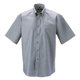 thumbnail image 3 of Russel Collection - Camisa de manga corta Cuidado facil Modelo Oxford hombre caballero - Trabajo/Bod Russell UTBC1025_silvergrey, 3 of 3