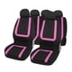thumbnail image 1 of Coche Asiento Funda Universal Ajuste Completo Juego para Camión SUV Negro Rosa Unique Bargains fundas para asientos de automóviles, 1 of 7