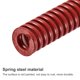 thumbnail image 4 of Troquel Resorte, 8mm OD 80mm Largo Espiral Estampado Media Carga Compresión Troquel Resortes para 3D Impresora Eléctrica Pieza, Rojo Unique Bargains Resorte de compresión, 4 of 5