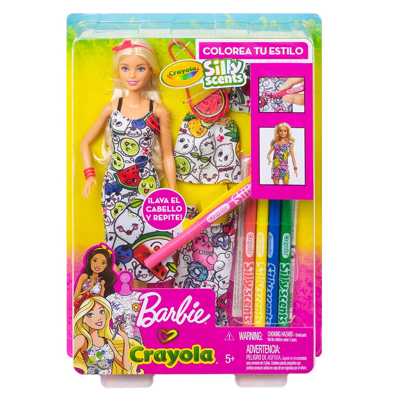Muñeca Barbie Mattel Crayola