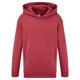 thumbnail image 1 of Fruit Of The Loom - Sudadera básica con capucha diseño Sweatshirt Unisex niños niñas (Rojo Jaspeado) Fruit of the Loom UTBC1367_heatherred, 1 of 2