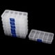thumbnail image 4 of Plástico 10 Secciones Misceláneas Joyas Tornillos Soporte Almacenamiento Caja 7pcs Azul Claro Unique Bargains Caja de Almacenamiento, 4 of 5