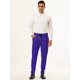 thumbnail image 3 of Lars Amadeus Pantalones a rayas de negocios para hombre Pantalones de vestir ajustados con cordón de bloque de color Azul XL Unique Bargains Pantalones, 3 of 6