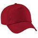 thumbnail image 1 of Beechfield - Gorra/Visera Básica - 5 paneles (Rojo) Beechfield UTRW201_classicred, 1 of 5