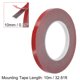 thumbnail image 4 of 5uds 10mx1cm Acrílico Doble Cara Palo Adhesivo Cinta Rollo para Coche Unique Bargains cinta automotriz, 4 of 6