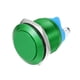 thumbnail image 1 of Ofertas únicas Interruptor de botón momentáneo para automóvil de 19 mm Botón de inicio redondo de metal SPST 1NO AC 250V Verde Unique Bargains interruptores de botón, 1 of 7
