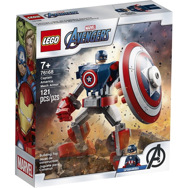 Set LEGO Super Heroes Armadura Robótica del Capitán América 76168