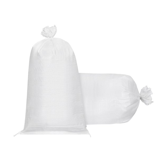 Arena Bolsas Vacías Blancas Tejidas Polipropileno 51.2 Pulgadas x 31.5 Pulgadas para Inundación Protección Paquete de 5 Unique Bargains bolsas de embalaje de polietileno de negocios profesionales