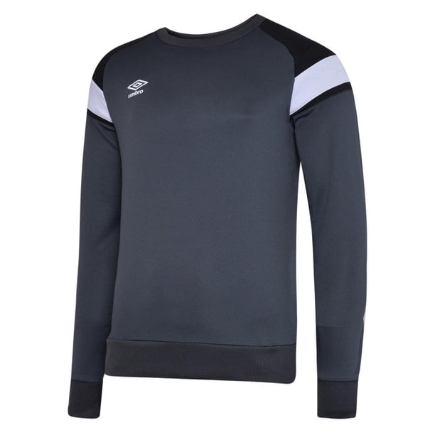 Umbro - Jersey de Polar para Hombre (Color Carbón, Negro, Blanco Brillante) Umbro UTUO1053_carbonblackbrilliantwhite