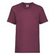 thumbnail image 1 of Fruit Of The Loom - Camiseta básica de manga corta para niño/niña unisex - 100% algodon de primera Fruit of the Loom UTBC4269_burgundy, 1 of 3
