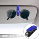 thumbnail image 2 of 4uds Universal Visor Gafas Colgador para Coche Imitación Cristal Marino Azul Unique Bargains Gafas Colgador, 2 of 7