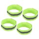 thumbnail image 1 of Reflectante Bandas para Brazo Muñeca Tobillo Pierna 14x1.6 Pulgada Tira Alta Visibilidad Ancho Reflectante Correr Equipamiento para Ciclismo Correr Caminar Verde Paquete de 4 Unique Bargains equipo deportivo reflectante, 1 of 5