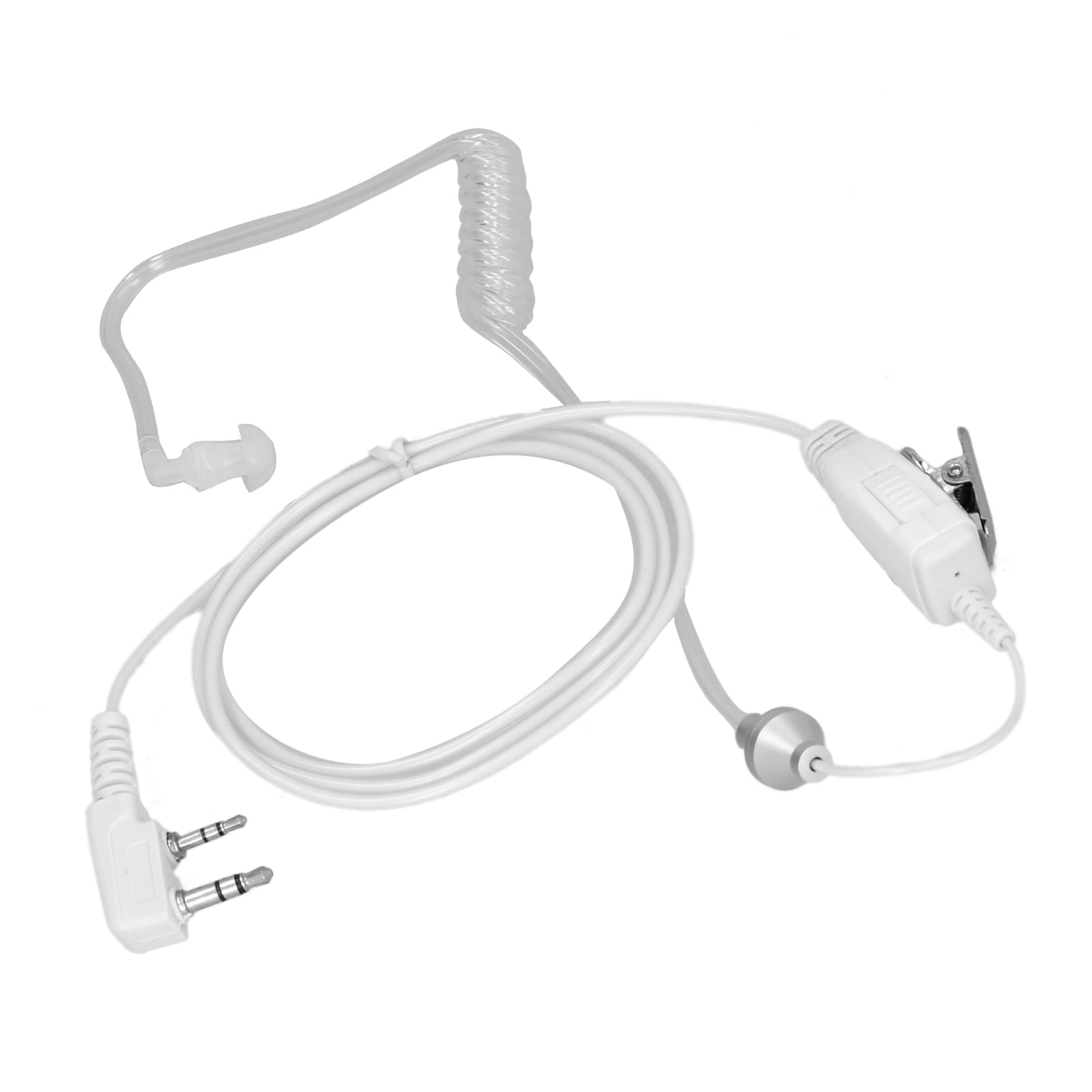 HYS 2,5 mm 1 Pin Walkie Talkie Auricular con micrófono, Auriculares de Seguridad compatibles con Motorola TLKR-T60 T61 T62 T80 T81 T82 T-92 H2O T80 Extreme (10 pcs