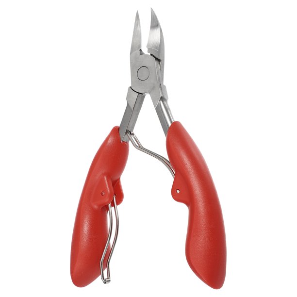 Ofertas únicas Cortaúñas para uñas gruesas Uña encarnada para hombres Personas mayores Cortadora de uñas encarnadas con hoja curva Rojo Unique Bargains herramientas para uñas encarnadas