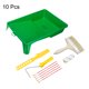 thumbnail image 4 of 10uds Pintura Rodillo Kit Juego, Pintura Suministros Herramientas, 8" Pl?stico Bandeja, 4" Pintura Rodillo, Marco, Pintura Agitar Palo, 8" Grosor Qu?mica Fibra Pintura Cepillos Unique Bargains kits de herramientas de pintura, 4 of 8