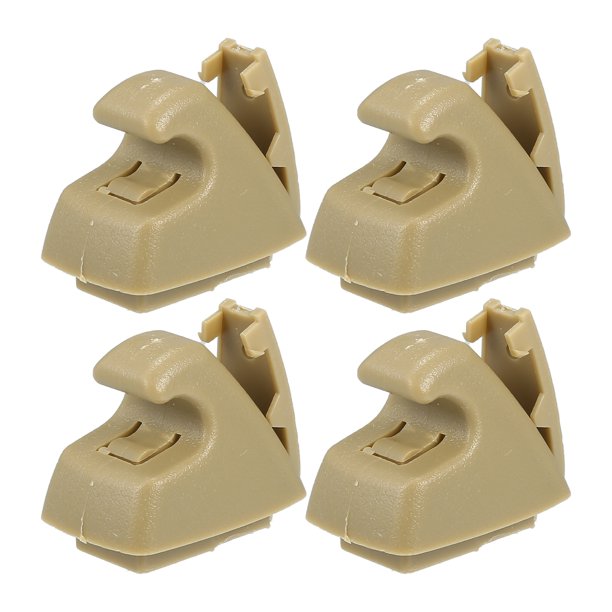4 Uds. Retenedor de Clip de soporte de visera de sol Beige No.95994975/95994976/15882854 para Chevrolet Cruze 2011-2016 Unique Bargains accesorios de visera