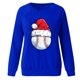 thumbnail image 3 of Sudadera de manga larga con estampado navideño informal con cuello redondo para mujer a la moda Fridja ghj987+4324, 3 of 3