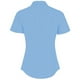 thumbnail image 2 of Kustom Kit - Camisa de popelín de manga corta para mujer (Azul Claro) Kustom Kit UTRW6162_lightblue, 2 of 2