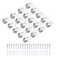 thumbnail image 1 of T5 U Clips Soporte para LED Luz Bombilla Montaje Soporte Inoxidable Acero Fluorescente Tubo Soporte Tornillo Tubo Abrazaderas, Blanco Paquete de 20 Unique Bargains abrazaderas, 1 of 5