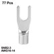 thumbnail image 2 of 77x Terminales de de Pala Tipo Horquilla No Aislado de Cobre SNB2-3 para Tamaño de Cable 16-14 Unique Bargains terminales de horquilla, 2 of 5