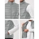 thumbnail image 5 of Lars Amadeus Chaleco acolchado acolchado sin mangas con cremallera, ligero, para hombre, de invierno gris M Unique Bargains Chaleco, 5 of 5