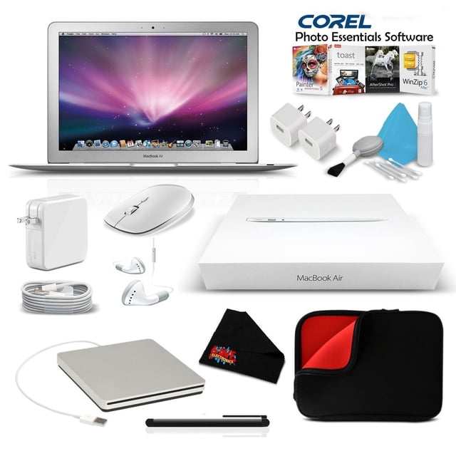 Computadora portátil Apple MacBook Air de 11,6 pulgadas MJVM2LL/A - Paquete Premium Manzana MJVM2LL/A-5